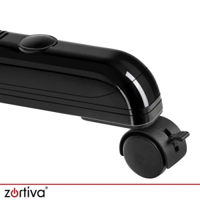 Zortiva 27129 Skládací sušák na prádlo na kolečkách 178 cm, 3 úrovně, černý