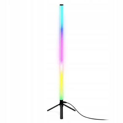 Verk 12475 Rohová stojací RGB LED lampa 110 cm, dálkový ovladač