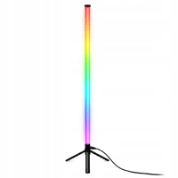 Verk 12476 Rohová stojací RGB LED lampa 114 cm, dálkový ovladač