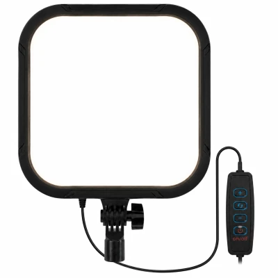 Verk 12488 LED lampa pro natáčení 23 x 23 cm, 2500K - 7500K, 3 barvy světla