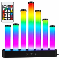 Verk 12481 LED RGB lampa Ekvalizér se 7 sloupky, dálkové ovládání, USB 5 V, Music Sync