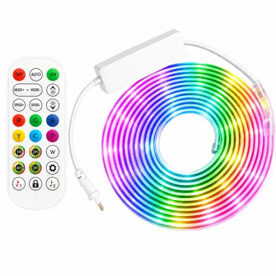 Verk 12473 Neonový LED pásek RGB 10 m, Bluetooth, dálkový ovladač, USB