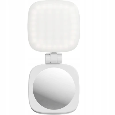 Verk 12489 LED selfie svetlo na telefón so zrkadielkom, 40 LED, USB-C