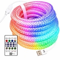 Verk 12469 LED pásek RGB Dream Color 5 m, IP67, USB 5 V, dálkový ovladač, Music Sync