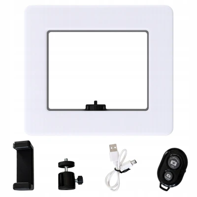 Verk 12487 LED lampa s držákem na telefon, 3 barvy světla, 12 úrovní jasu, USB-C