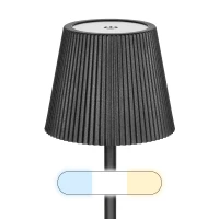 Rebel RB-6304-B Stolná dotyková LED lampa 2 W, 1200 mAh, čierna