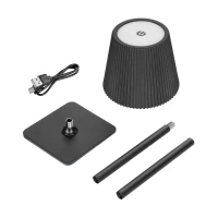 Rebel RB-6304-B Stolná dotyková LED lampa 2 W, 1200 mAh, čierna