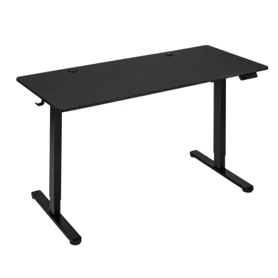 ModernHome JSD-C5-1-1 Elektrický stůl 140x60 cm, výškově nastavitelný 72-118 cm, černý