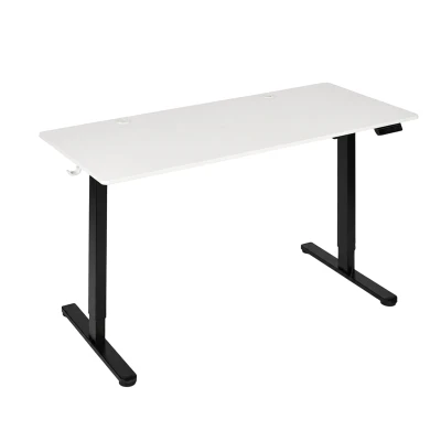ModernHome JSD-C5-1-5 Elektrický stůl 140×60 cm, výškově nastavitelný 72-118 cm, bílý