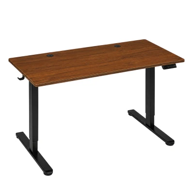 ModernHome JSD-C5-1-19 Elektrický psací stůl 140×60 cm, výškově nastavitelný 72-118 cm, tmavý dub