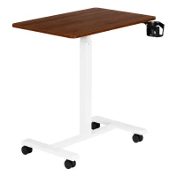 ModernHome JNI-PN01-5-16 Mobilní stůl na notebook 70×48 cm, výškově nastavitelný 71,5-112 cm, hnědý