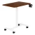 ModernHome JNI-PN01-5-16 Mobilní stůl na notebook 70×48 cm, výškově nastavitelný 71,5-112 cm, hnědý