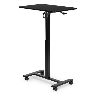 ModernHome JNI-PN01-1-1-NP Prenosný stolík na notebook 70 × 48 cm, s nastaviteľnou výškou 71,5 - 112 cm, čierny