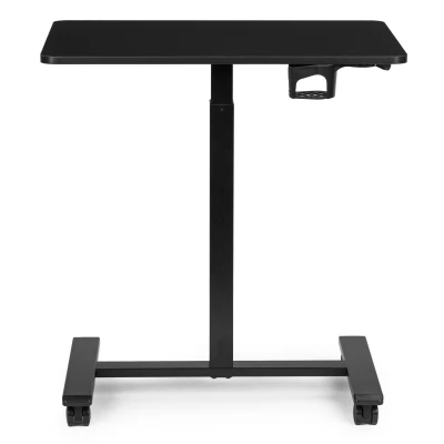 ModernHome JNI-PN01-1-1-NP Prenosný stolík na notebook 70 × 48 cm, s nastaviteľnou výškou 71,5 - 112 cm, čierny