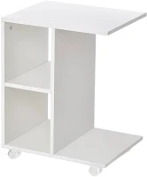ModernHome PJJCFT0060 Stolík na kolieskach 58 x 45 x 35 cm, biely