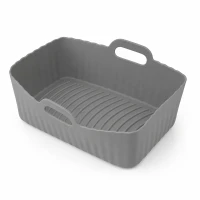 Verk 07339 Silikonová vložka do horkovzdušné fritézy 20 x 14 cm, šedá