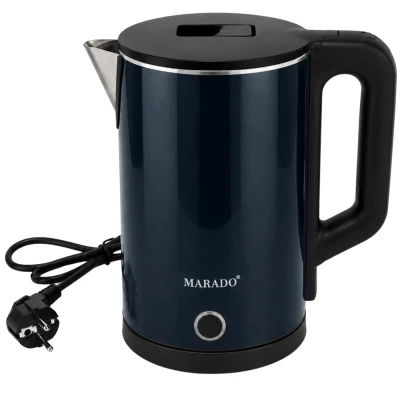 Verk 07537 Rýchlovarná kanvica 1,5 l, 1500 W, z nehrdzavejúcej ocele, tmavomodrá