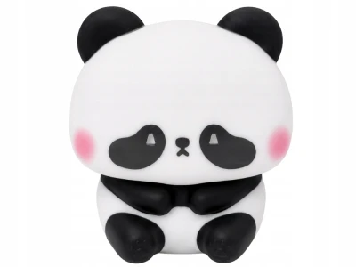 Verk 12429 Silikonová noční lampička, dotyková, USB-C, RGB, Panda