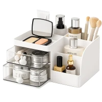 Verk 27645_B Stolní organizér na kosmetiku 23 x 15 x 11 cm, bílý