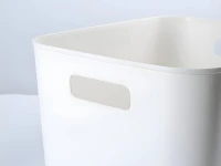 Verk 27664 Plastový úložný box s úchyty 25,5 x 18 x 9,5 cm, bílý