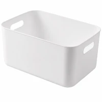 Verk 27664 Plastový úložný box s úchyty 25,5 x 18 x 9,5 cm, bílý