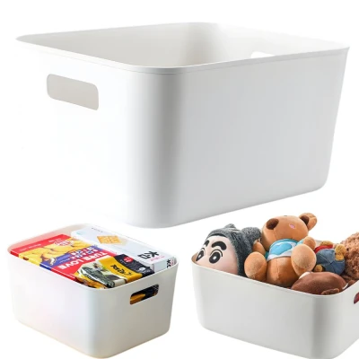 Verk 27665 Plastový úložný box s úchyty 22 x 27,5 x 14,5 cm, bílý