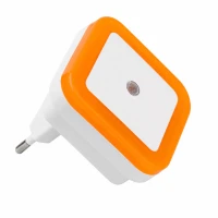 Verk 27416 LED nočné svetlo do zásuvky so senzorom súmraku, biele