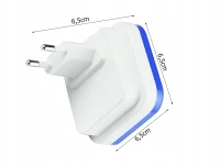 Verk 27416 LED nočné svetlo do zásuvky so senzorom súmraku, biele
