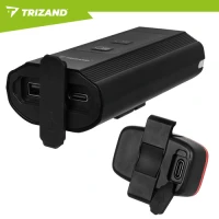 Trizand 27800 Sada LED osvětlení na kolo 1300 lm, USB-C, 5200 mAh, IP65