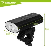 Trizand 27800 Sada LED osvětlení na kolo 1300 lm, USB-C, 5200 mAh, IP65