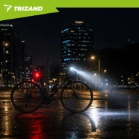 Trizand 27800 Sada LED osvětlení na kolo 1300 lm, USB-C, 5200 mAh, IP65