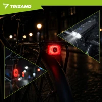 Trizand 27800 Sada LED osvětlení na kolo 1300 lm, USB-C, 5200 mAh, IP65