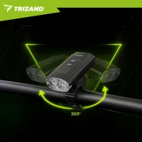 Trizand 27800 Sada LED osvětlení na kolo 1300 lm, USB-C, 5200 mAh, IP65