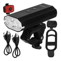 Trizand 27800 Sada LED osvetlenia na bicykel 1300 lm, USB-C, 5200 mAh, IP65