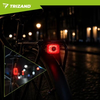 Trizand 27800 Sada LED osvětlení na kolo 1300 lm, USB-C, 5200 mAh, IP65