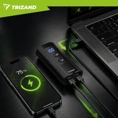 Trizand 27800 Sada LED osvětlení na kolo 1300 lm, USB-C, 5200 mAh, IP65