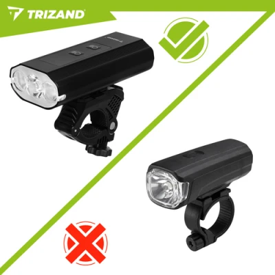 Trizand 27800 Sada LED osvětlení na kolo 1300 lm, USB-C, 5200 mAh, IP65