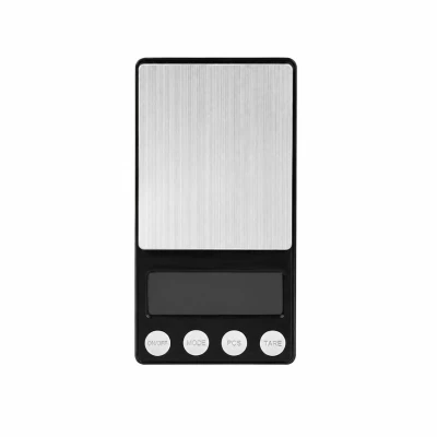 Ruhhy 27932 Digitálna vrecková váha 500 x 0,01 g, čierna