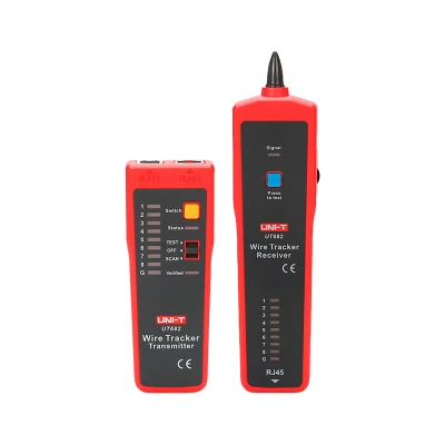 Uni-t MIE0292 Měřič vyhledávač párů vodičů s testerem kabelů RJ-45 UT682