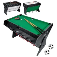 Neo-Sport NS-449 Otočný herní stůl 3 v 1 - fotbálek, kulečník, Air Hockey