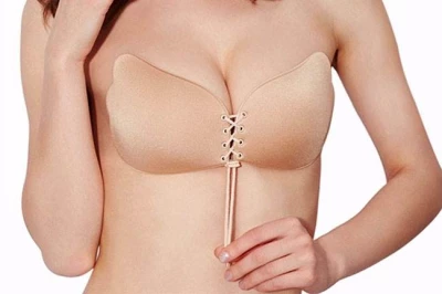 APT Samodržící push-up podprsenka - béžová 70B