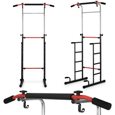 Neo-Sport NS-301 Samostatne stojaca cvičebná hrazda, nastaviteľná v rozmedzí 202 - 222 cm, nosnosť 100 kg