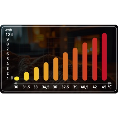 Berdsen BD-963 Elektrická vyhrievaná deka 180 x 160 cm, 160 W, modrá