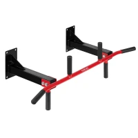 Neo-Sport NS-317 Stropní hrazda na cvičení, 6 úchopů, nosnost 90 kg, černá