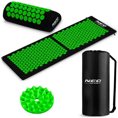 Neo-Sport 190104 Akupresurní podložka s hroty NS-901 černo-zelená