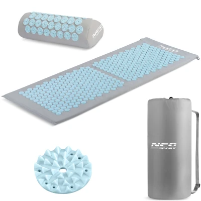 Neo-Sport 190102 Akupresúrna podložka s hrotmi NS-901 sivo-modrá
