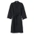 Posteloholici 1268430 Bavlnený župan s vaflovou štruktúrou Vizzy, unisex, veľkosť L, čierny