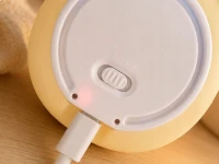 Verk 12418 Silikónová nočná lampička, dotyková, USB-C, RGB, kapybara s paličkou