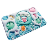 Posteloholici 1253703 Koupelnová protiskluzová předložka 3D, 37 x 57 cm, Magic 24