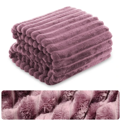 Posteloholici 1274490 Deka 160 x 200 Mikrovlákno, ražené pruhy Nuvio 14